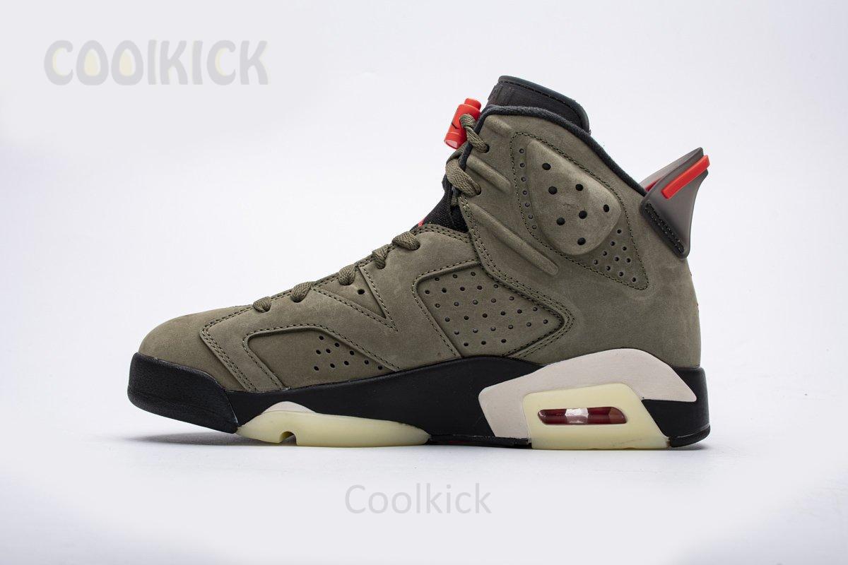 Travis Scott X Air Jordan 6 “Medium Olive” - Image 3