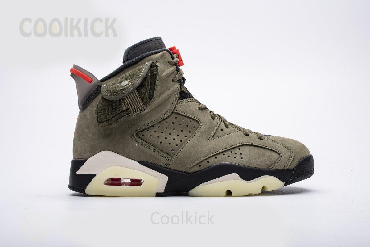 Travis Scott X Air Jordan 6 “Medium Olive” - Image 4
