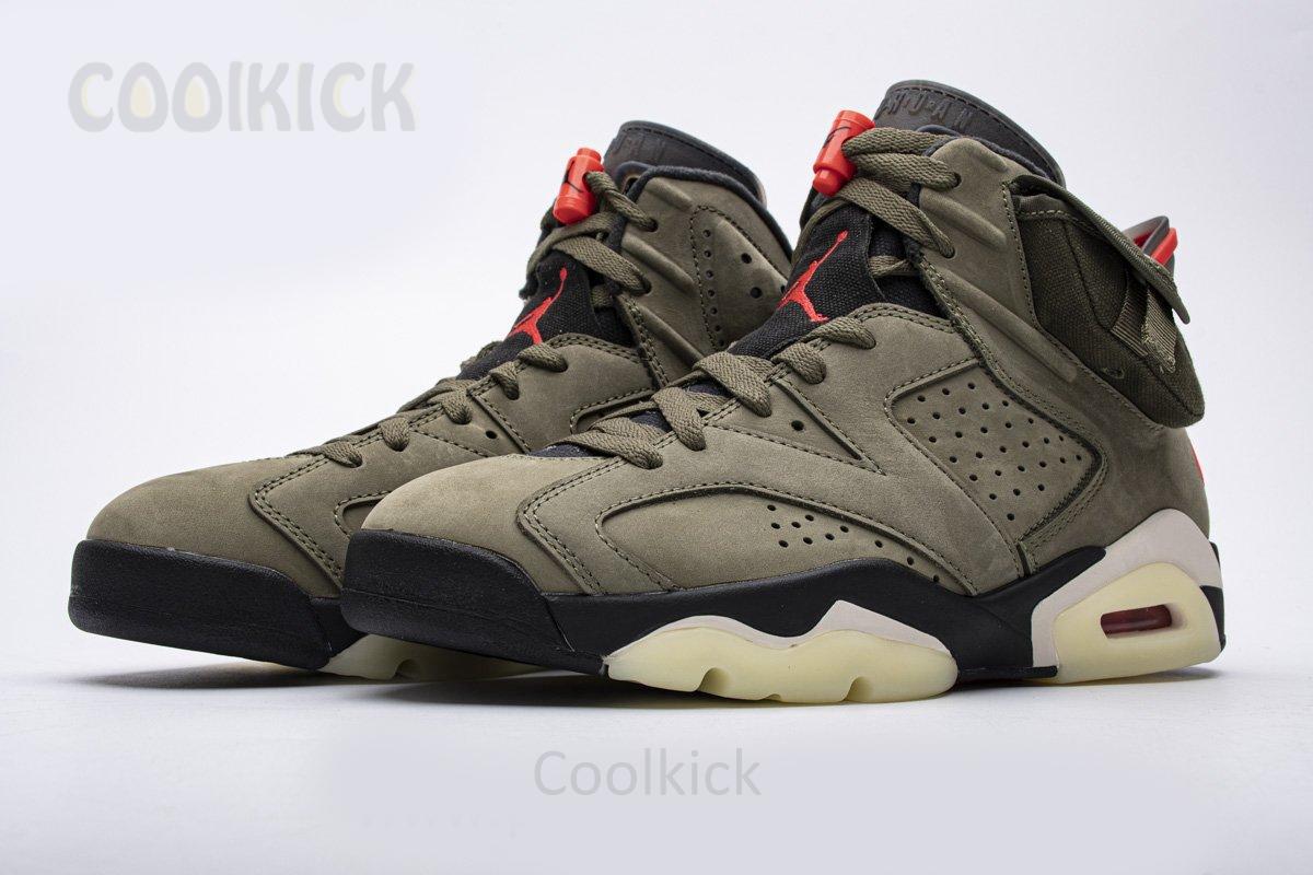 Travis Scott X Air Jordan 6 “Medium Olive” - Image 2
