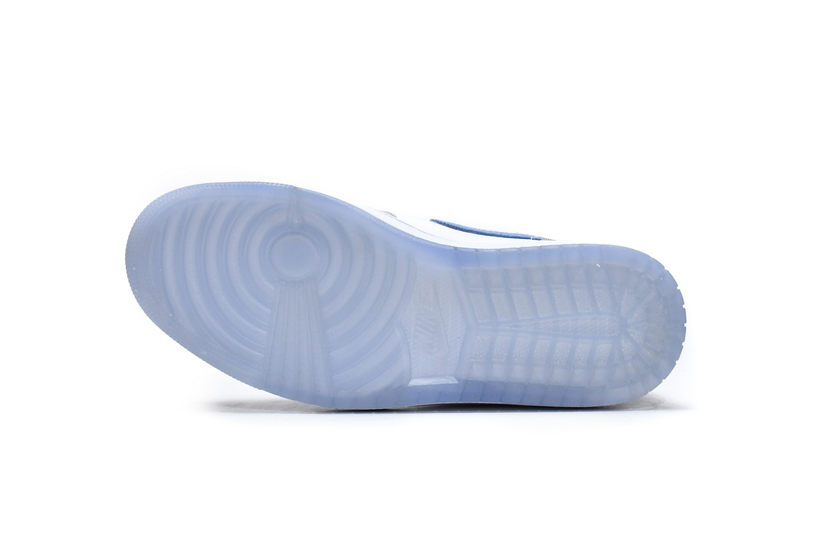 BQ6472-105 Air Jordan 1 Mid Wolf Grey Aluminum - Image 7